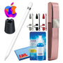 Apple Pencil 1st Gen with Covers + Hard Carry Case + Aluminum Stand Black -