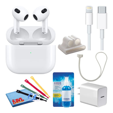 Apple AirPods with MagSafe Charging 3rd Gen with Cable Ties + Charger