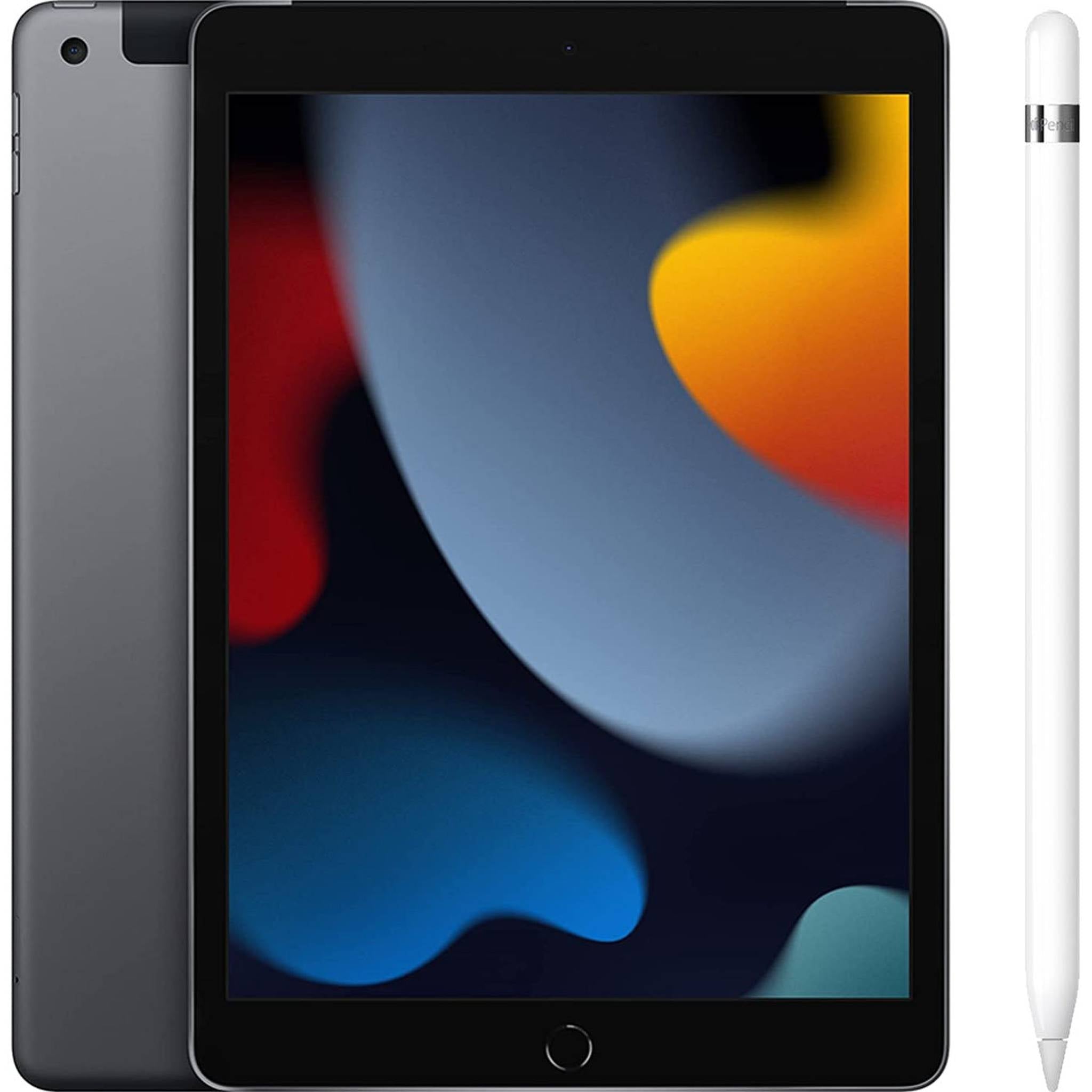 Apple 10.2" iPad 2021, 64GB, Wi-Fi, Space Gray MK2K3LL/A with Apple Pencil