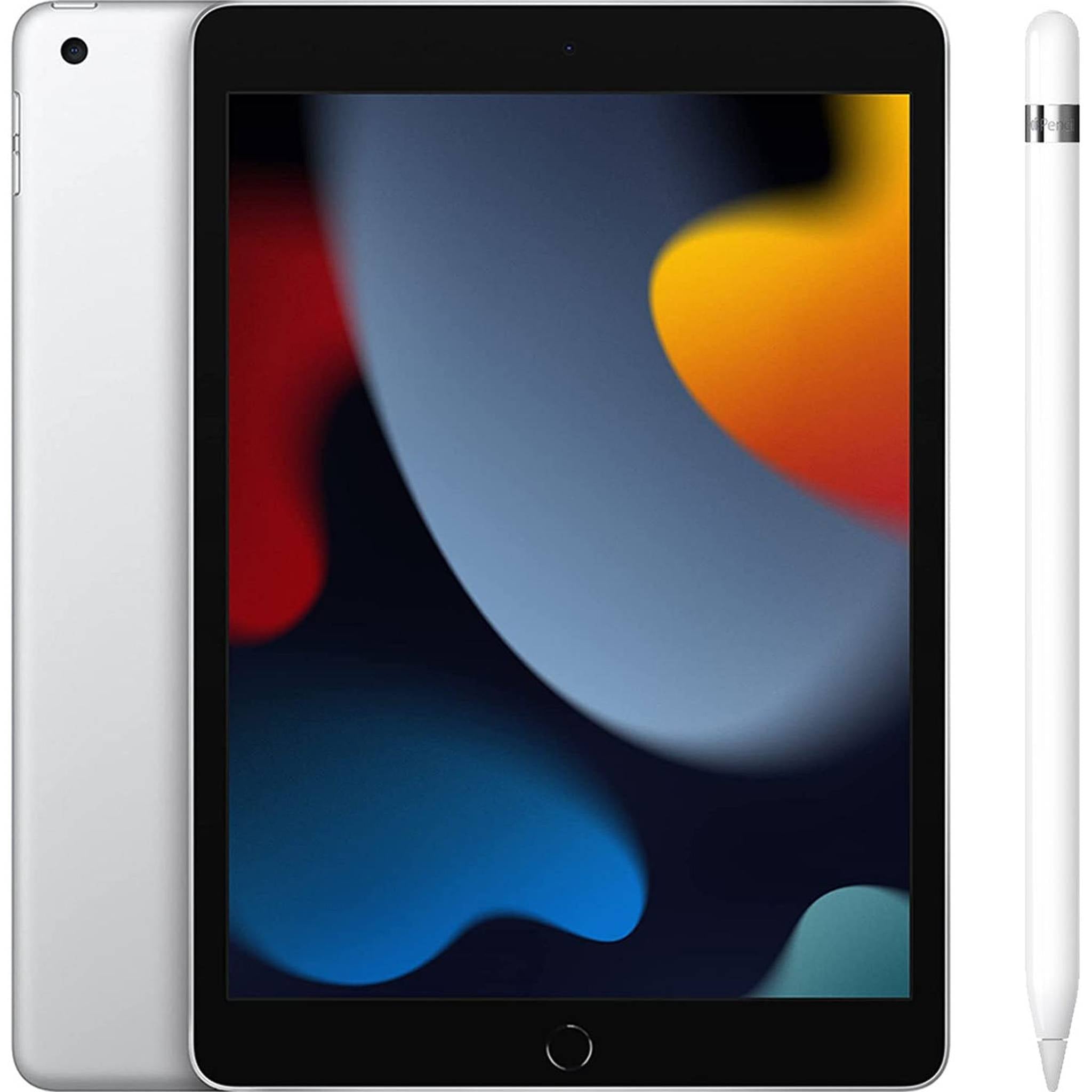 Apple 10.2" iPad 2021, 256GB, Wi-Fi, Silver MK2P3LL/A with Apple Pencil