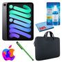 Apple iPad Mini 6 64GB, Cellular, Space Gray Bundle with Zipper Sleeve