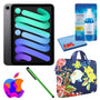 Apple iPad Mini 6 64GB, Wi-Fi, Space Gray Bundle with Zipper Sleeve