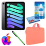 Apple iPad Mini 6 64GB, Wi-Fi, Space Gray Bundle with Zipper Sleeve