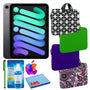Apple iPad Mini 6 64GB, Cellular, Space Gray Bundle with Zipper Sleeve