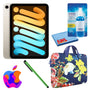 Apple iPad Mini 6 64GB, Cellular, Starlight Bundle with Zipper Sleeve