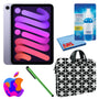 Apple iPad Mini 6 64GB, Cellular, Purple Bundle with Zipper Sleeve