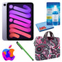Apple iPad Mini 6 64GB, Cellular, Purple Bundle with Zipper Sleeve