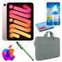 Apple iPad Mini 6 64GB, Cellular, Pink Bundle with Zipper Sleeve