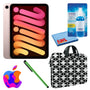 Apple iPad Mini 6 64GB, Cellular, Pink Bundle with Zipper Sleeve