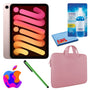 Apple iPad Mini 6 64GB, Cellular, Pink Bundle with Zipper Sleeve