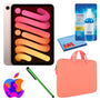 Apple iPad Mini 6 64GB, Cellular, Pink Bundle with Zipper Sleeve
