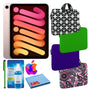 Apple iPad Mini 6 64GB, Cellular, Pink Bundle with Zipper Sleeve