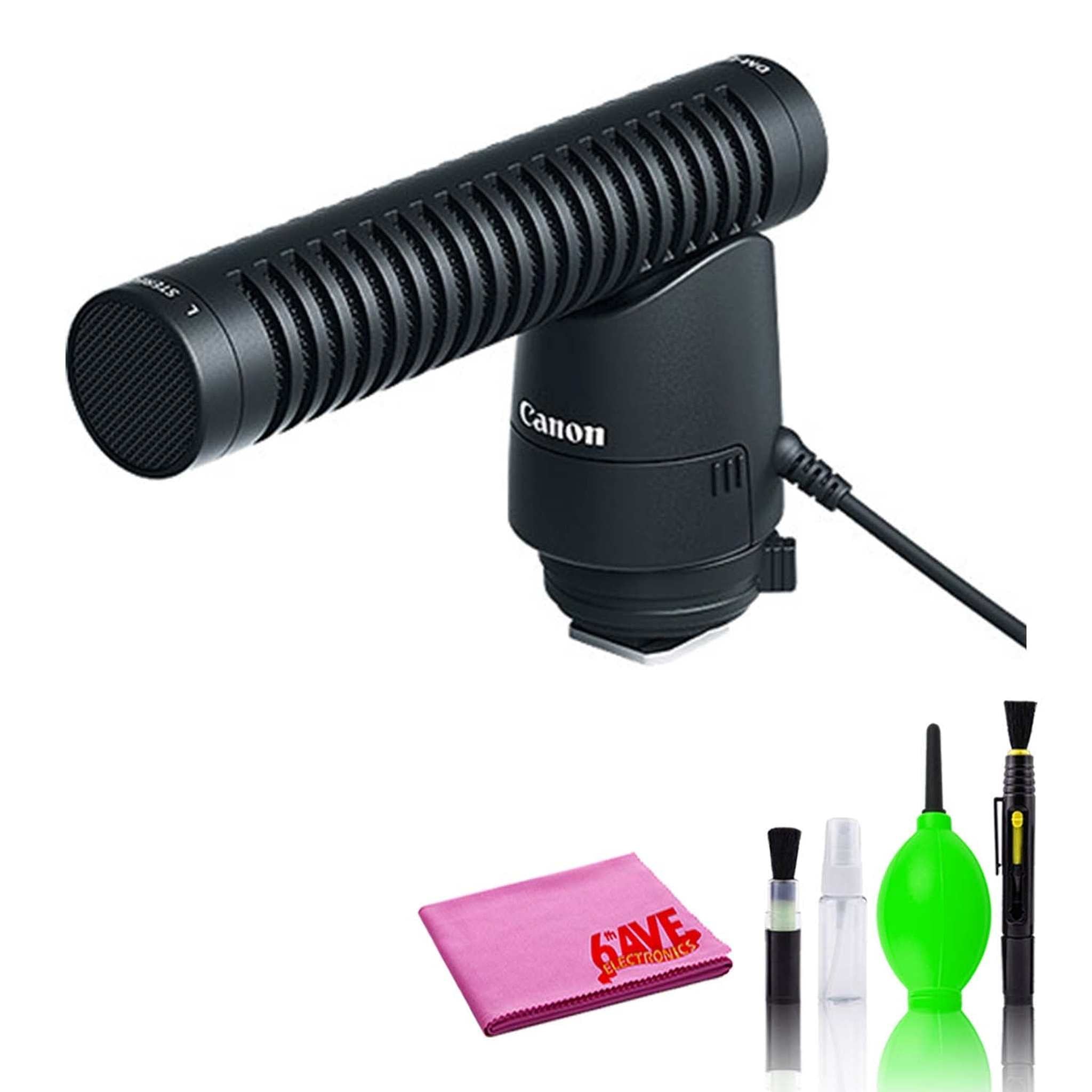 Canon DM-E1 Directional Microphone for EOS Digital Cameras Kit with Wire Ties