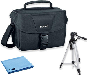 Canon 100ES Padded Digital SLR Camera Case EOS Shoulder Gadget Bag + 72” Tripod