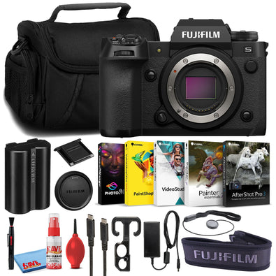 Fujifilm X-H2S Mirrorless Camera Body Only Black Corel Software Bundle