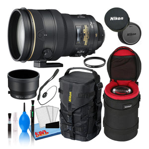 Nikon AF-S 200mm f/2G ED VR II Telephoto Lens 2188 Intl Model Bundle