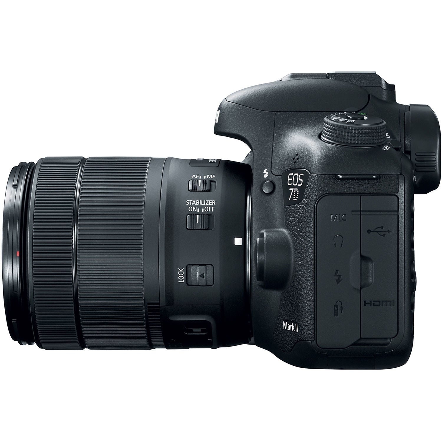 Canon EOS 7D Mark II DSLR Camera with 18-135mm Lens & W-E1 Wi-Fi Adapter With Memory Card Kit