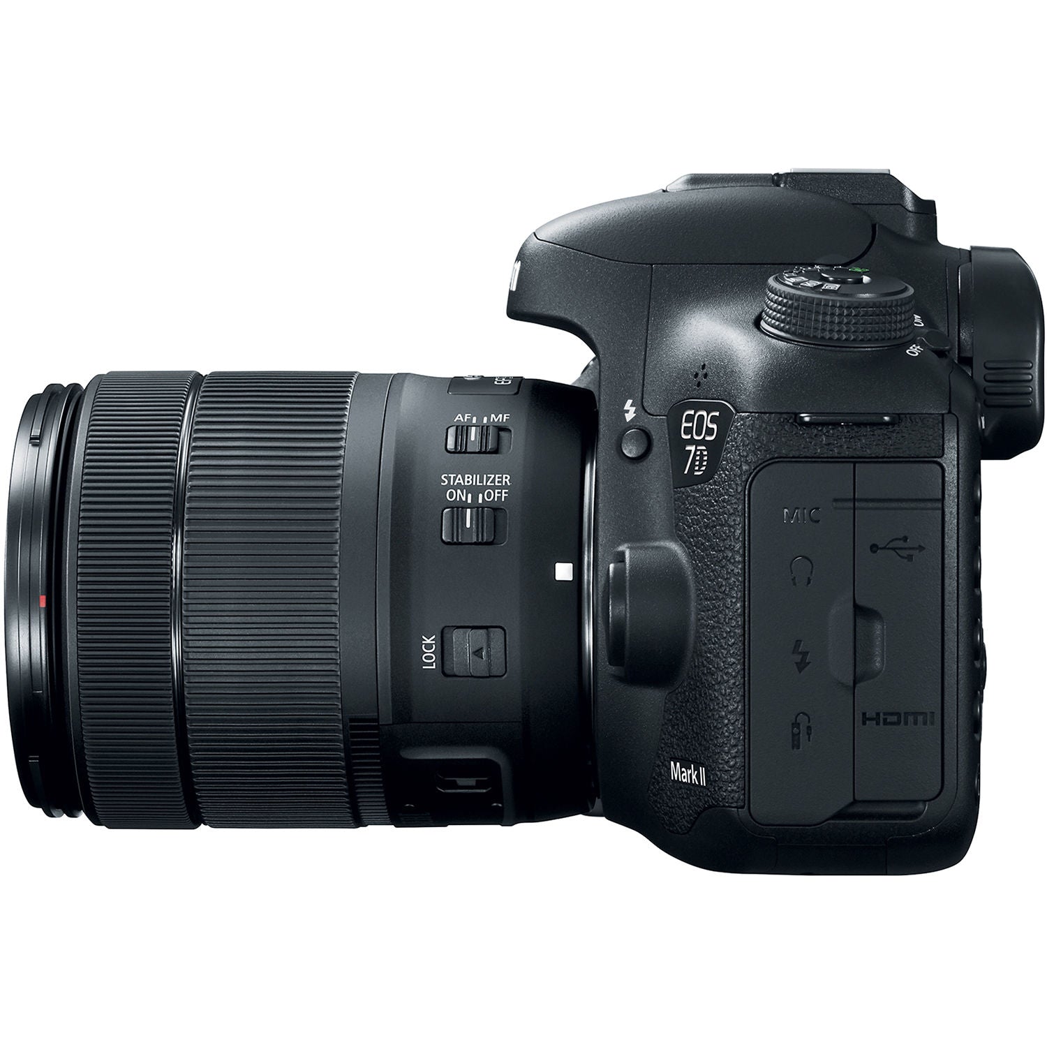 Canon EOS 7D Mark II DSLR Camera Intl Model with 18-135mm Lens & W-E1 Wi-Fi Adapter With Memory Card Kit, Filter Kit