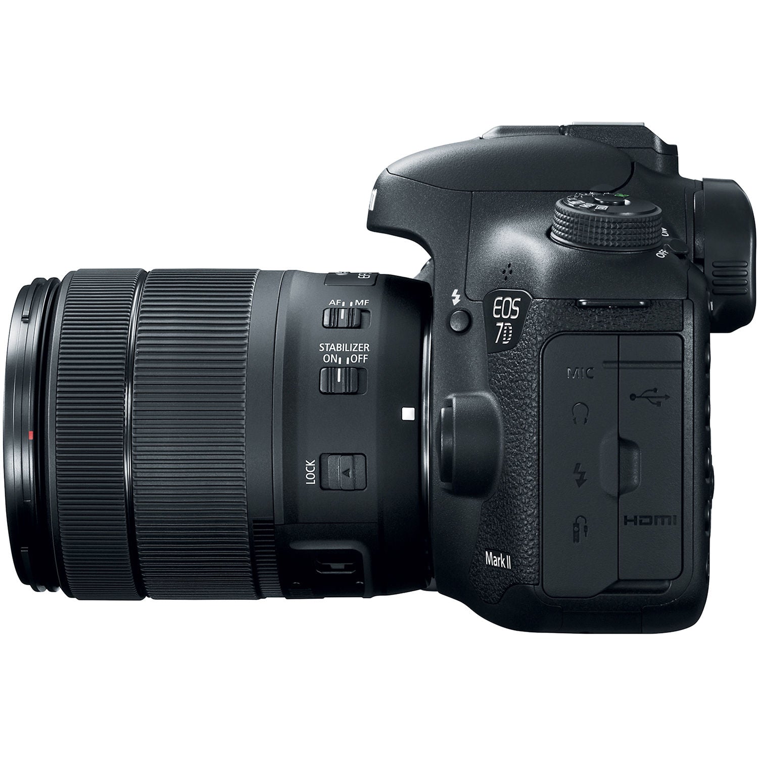 Canon EOS 7D Mark II DSLR Camera (Intl Model) w/ 18-135mm Lens & W-E1 Wi-Fi Adapter With Memory Card Kit, Filter Kit