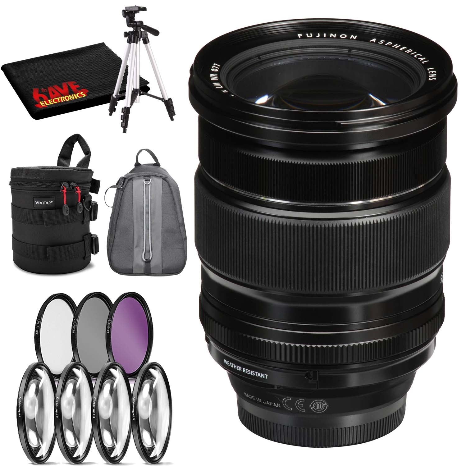 FUJIFILM XF 16-55mm f/2.8 R LM WR Lens with All Inclusive Accessory Kit