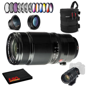 FUJIFILM XF 50-140mm f/2.8 R LM OIS WR Lens with All Inclusive Accessory Bundle