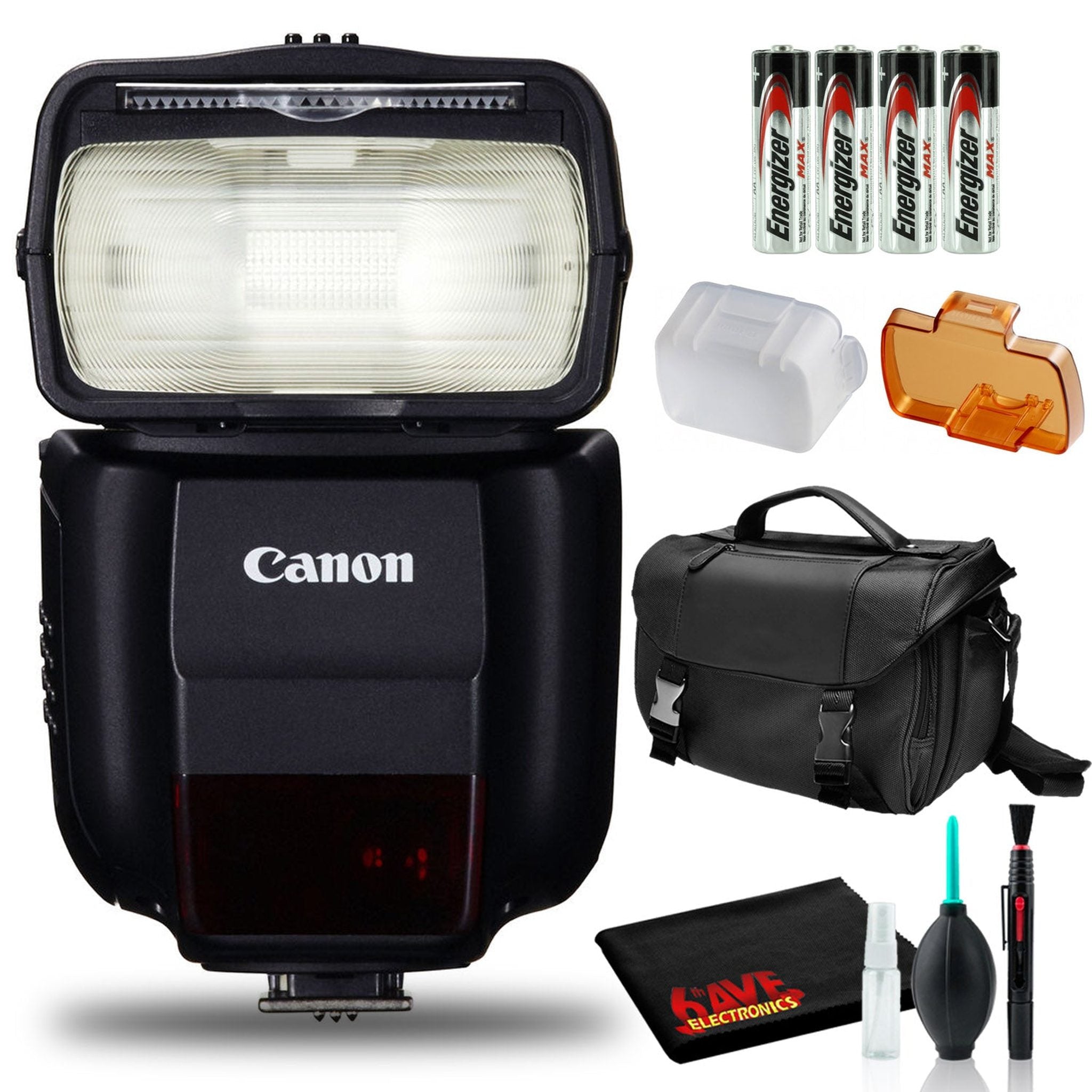 Canon Speedlite 430EX III-RT Intl Model with AA Batteries and Carry Case Canon