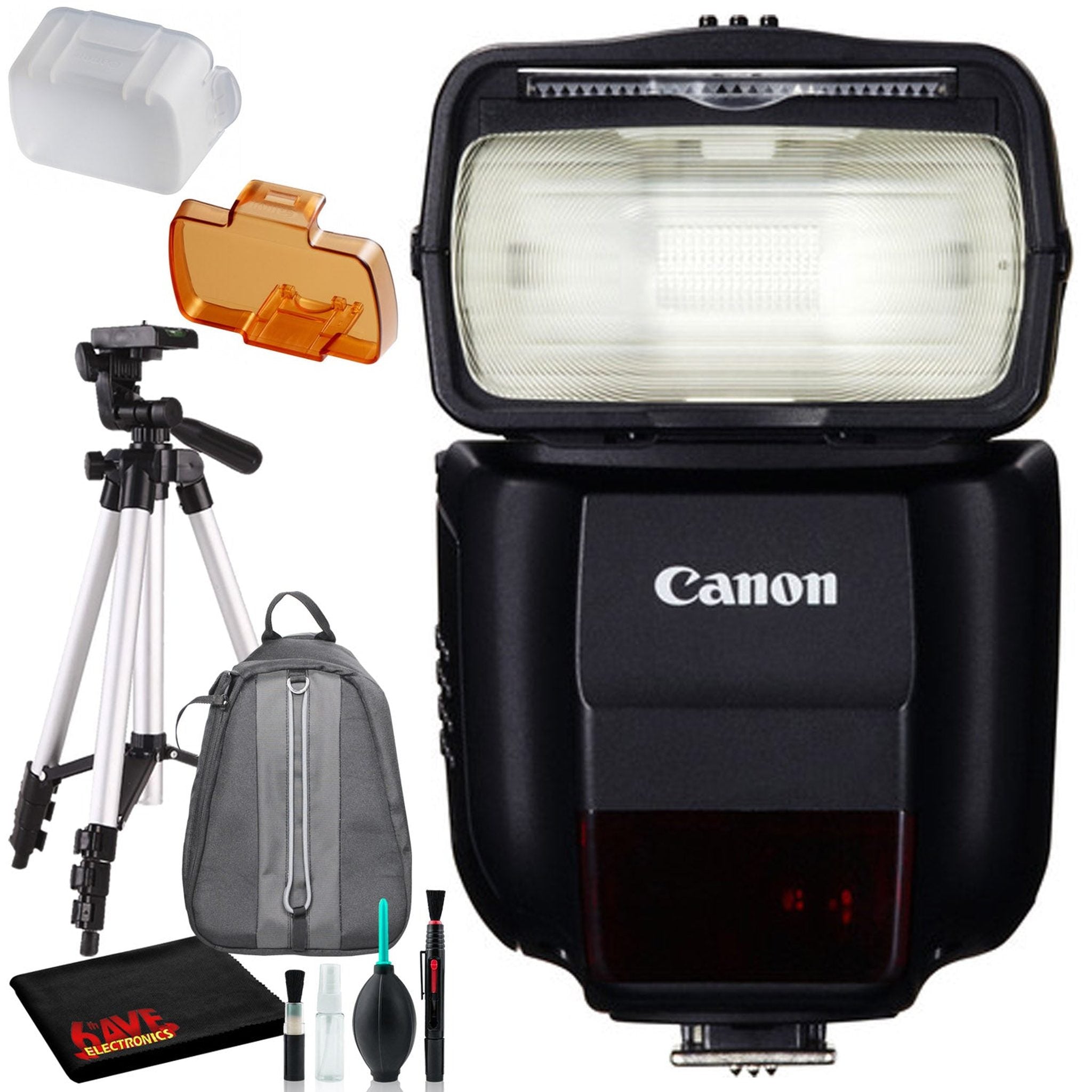 Canon Speedlite 430EX III-RT Includes Padded Backpack and 57" Full Size Tripod Canon