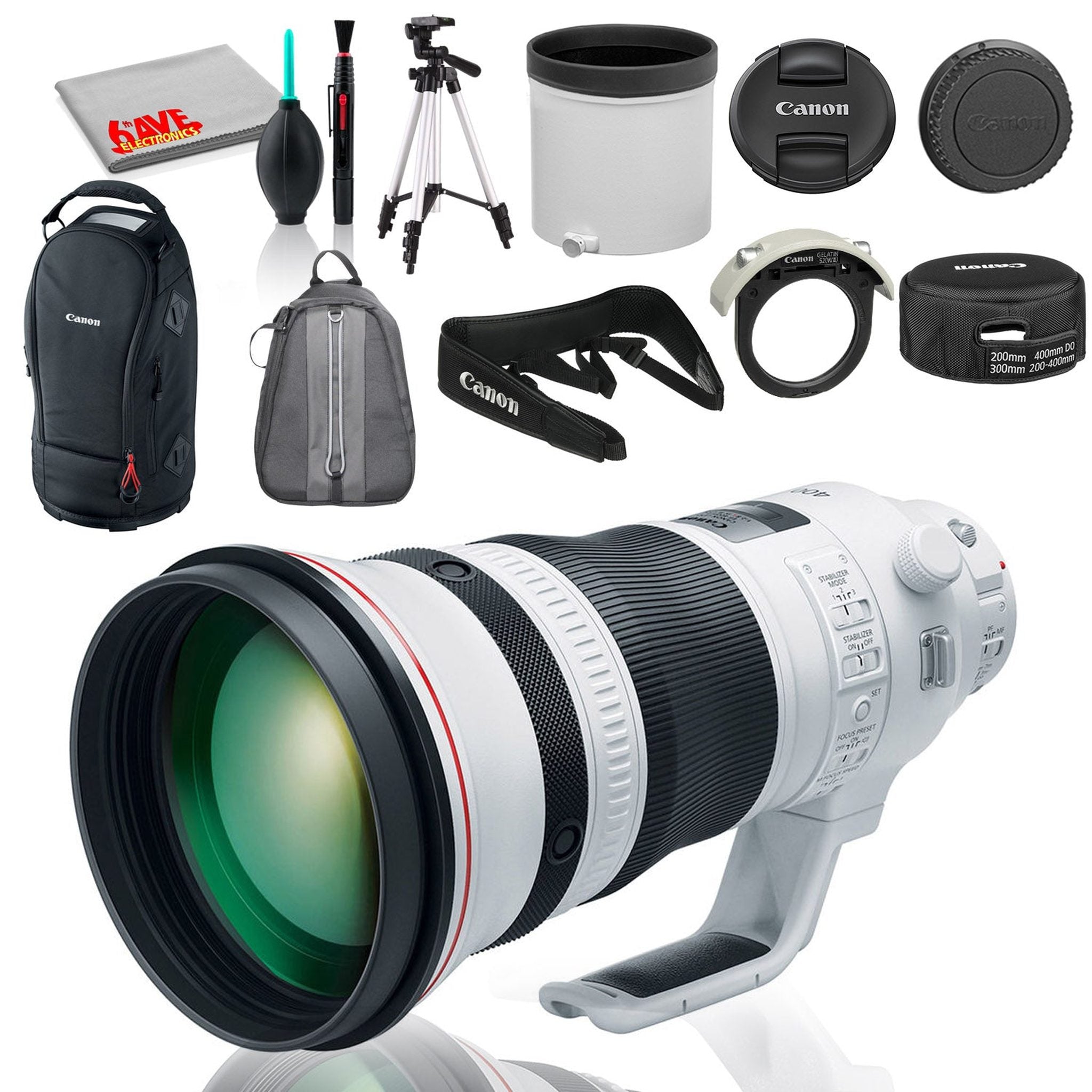 Canon EF 400mm f/2.8L IS III USM Camera Lens 3045C002 Bundle
