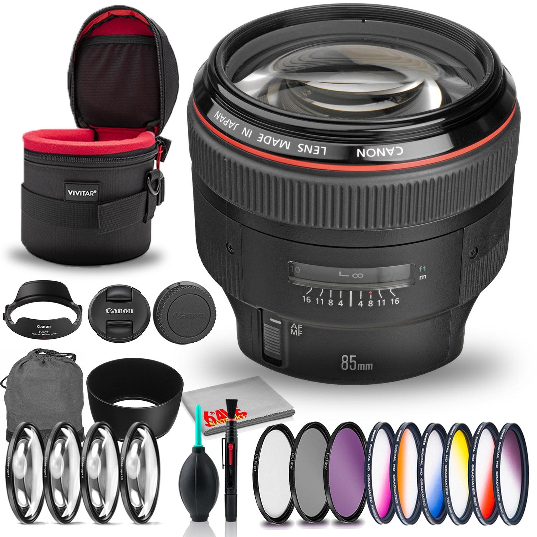 Canon EF 85mm f/1.2 L II AF USM Lens - Used Canon