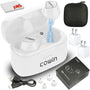 COWIN KY02 True Wireless Earbuds Sport Free Earphones, White with Two Adapters Bundle