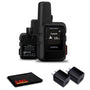 Garmin inReach Mini 2 Satellite Communicator (Black) with Power Adapters Bundle