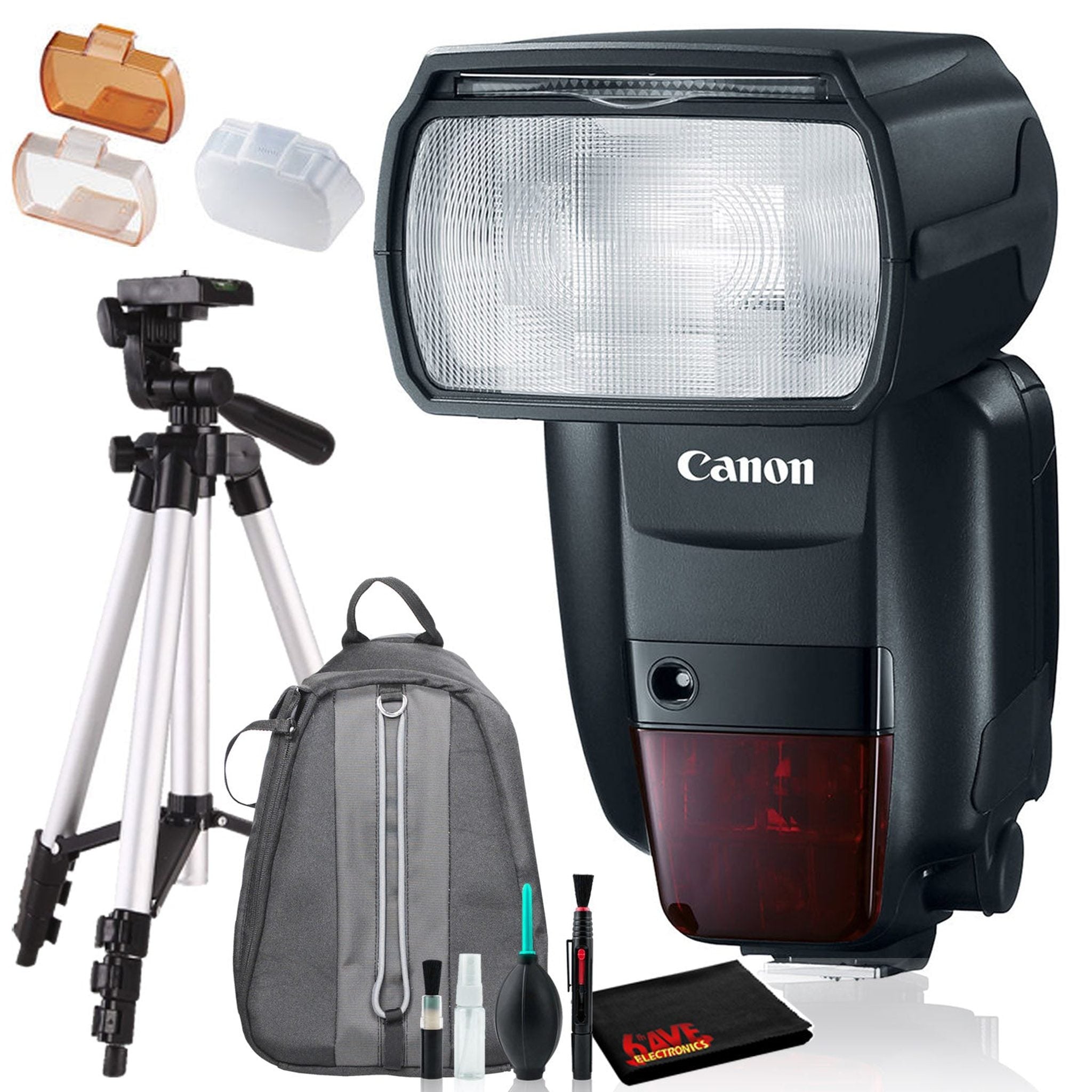 Canon Speedlite 600EX II-RT Intl Model Includes Backpack and 57" Tripod