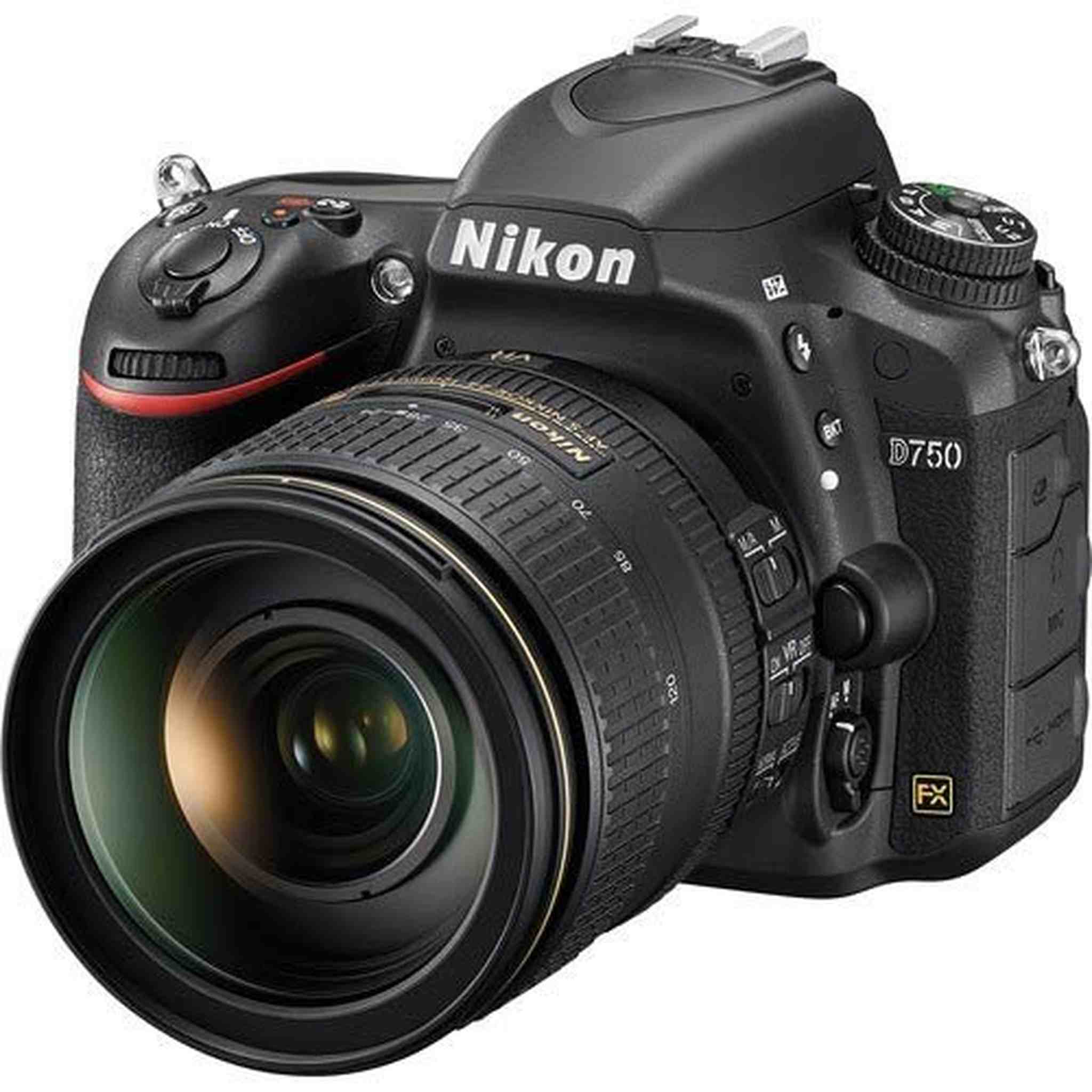 Nikon D750 DSLR Camera with 24-120mm Lens Basic Bundle