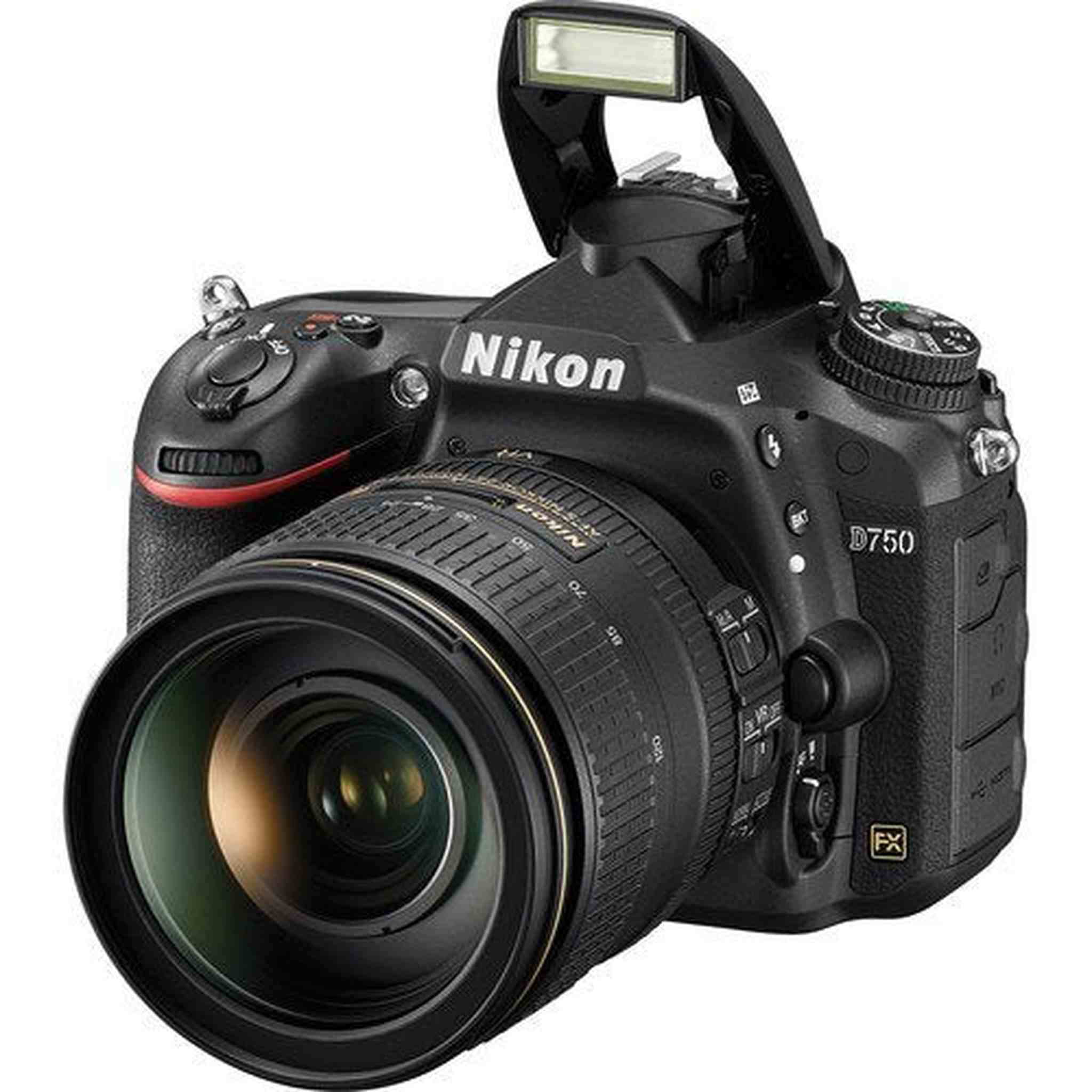 Nikon D750 DSLR Camera with 24-120mm Lens Basic Bundle