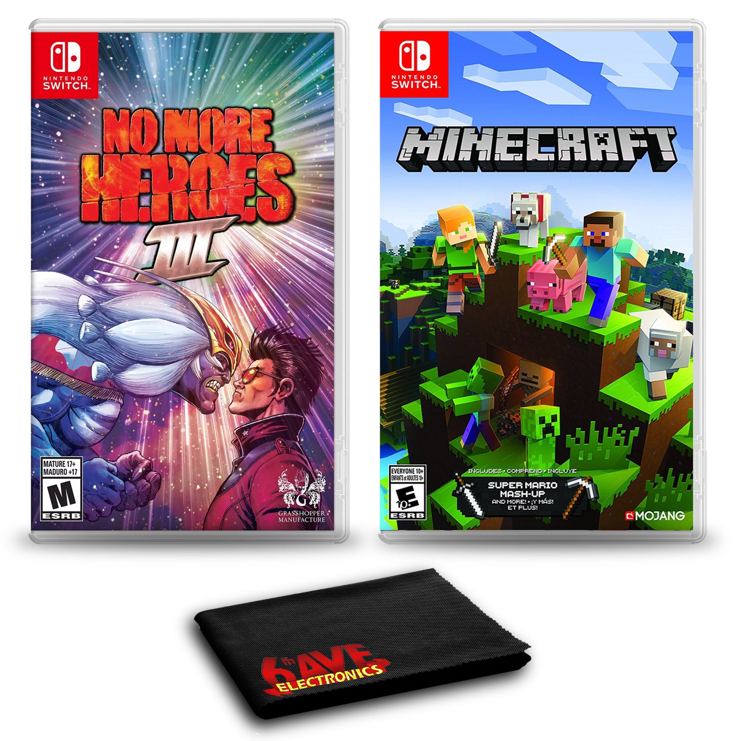No More Heroes 3 Bundle with Minecraft - Nintendo Switch