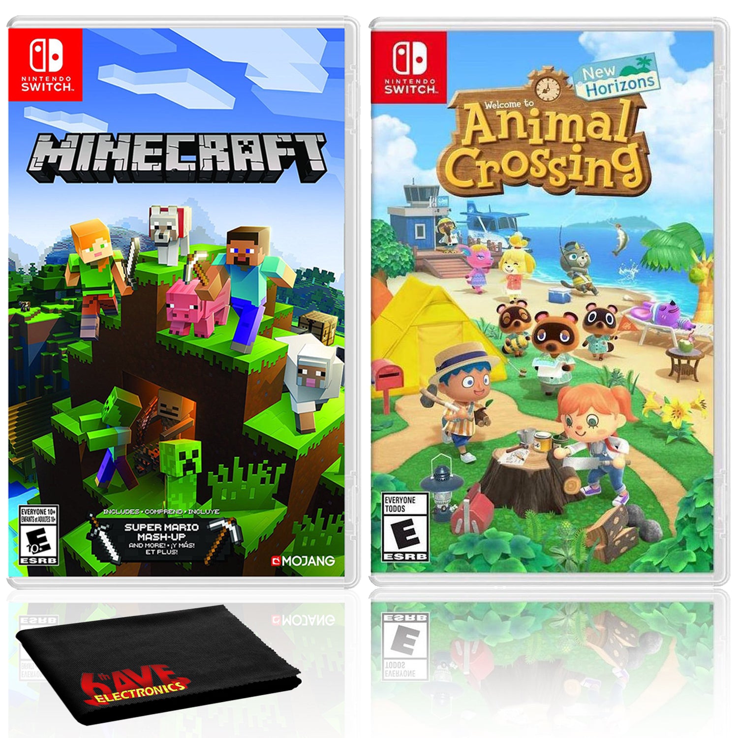 Minecraft + Animal Crossing: New Horizons - Pack de deux jeux