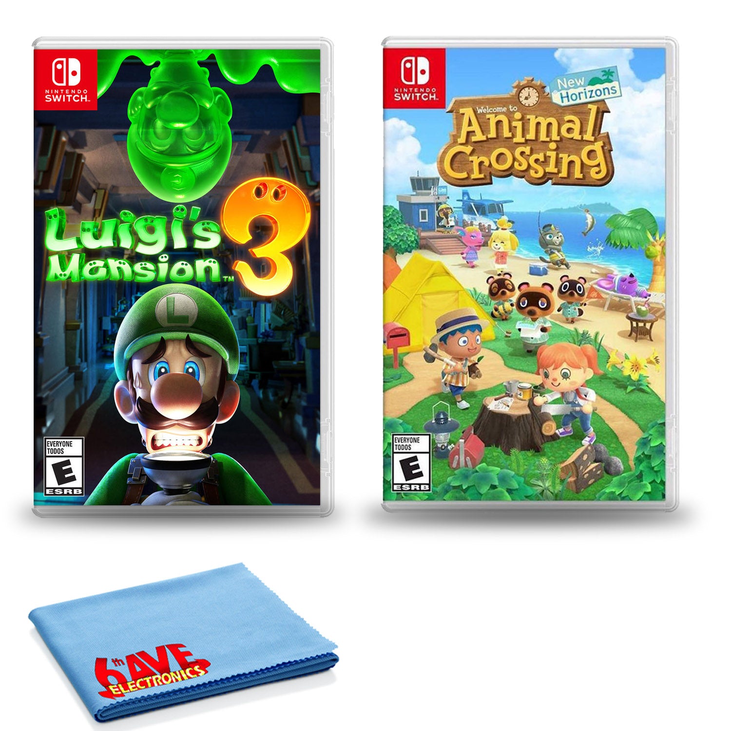 Nintendo Switch Luigi's Mansion 3 Bundle with Animal Crossing: New Horizons