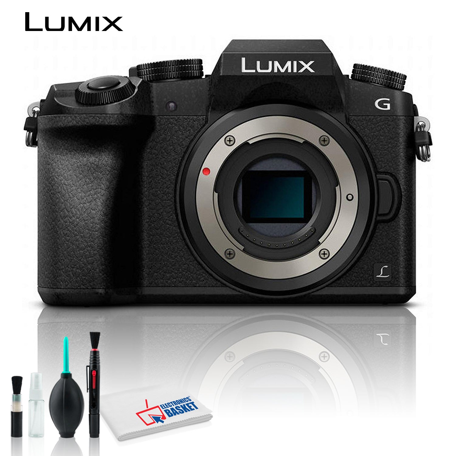 Panasonic Lumix DMC-G7 Mirrorless Micro Four Thirds Digital Camera (Black) - Starter Bundle