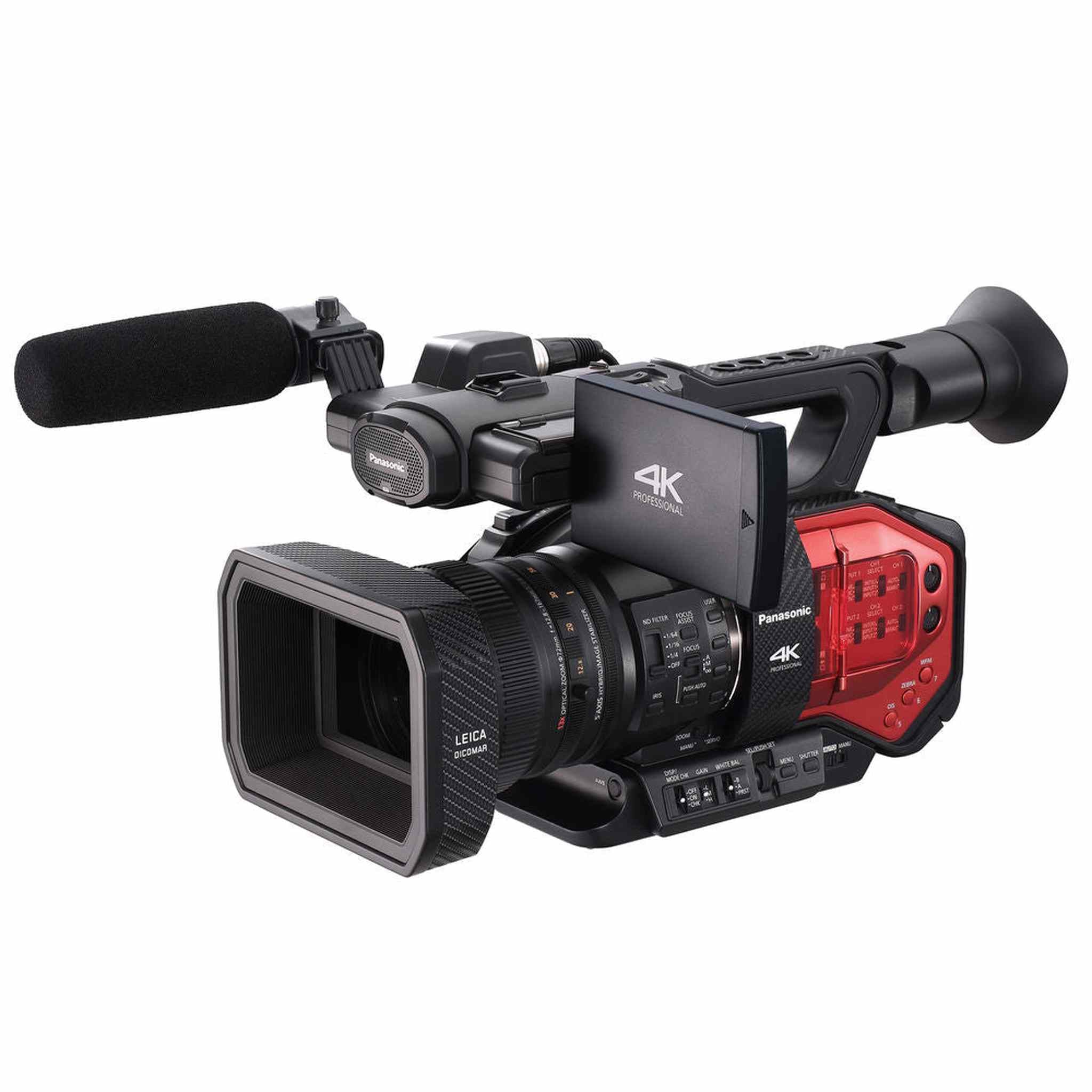 Panasonic AG-DVX200 4K Handheld Camcorder with Four Thirds Sensor and Integrated Zoom Lens - Deluxe Kit Panasonic