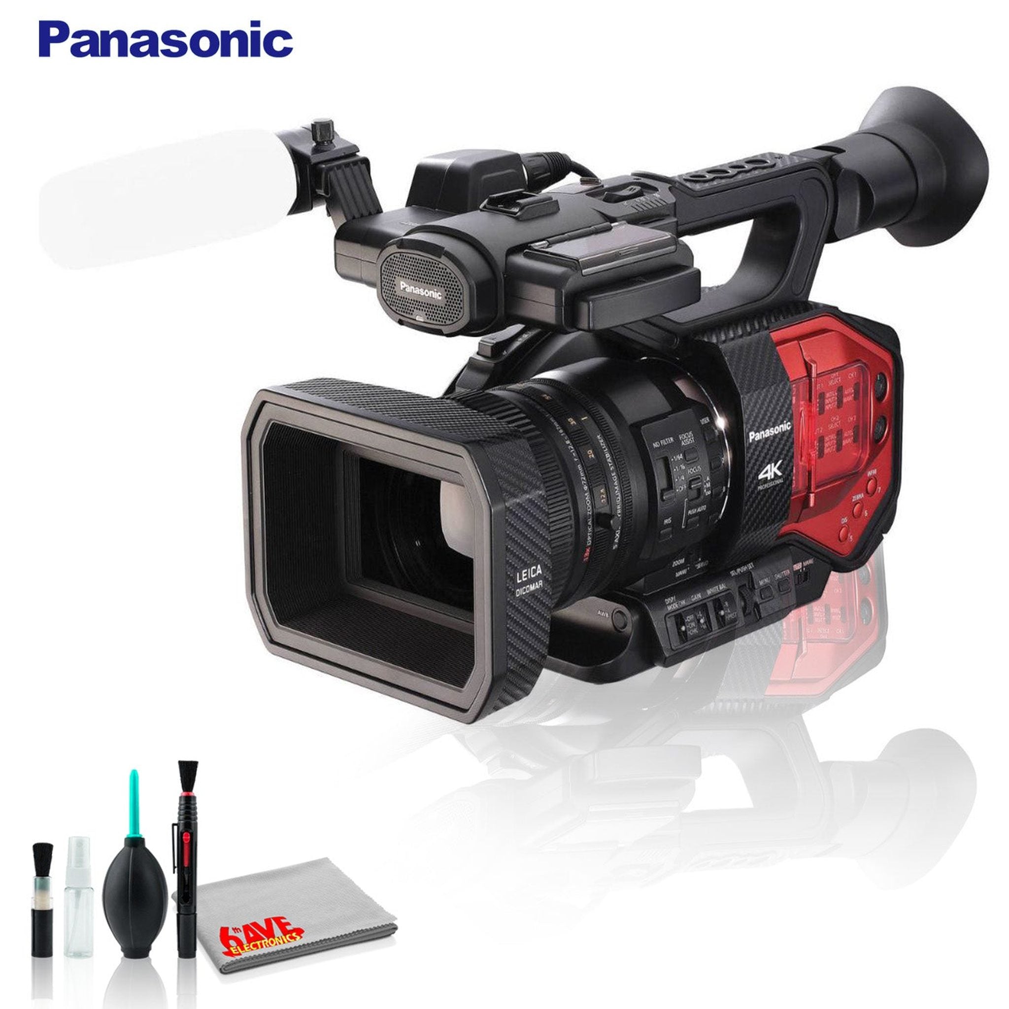 Panasonic AG-DVX200 4K Handheld Camcorder with Four Thirds Sensor and Integrated Zoom Lens - Kit Panasonic
