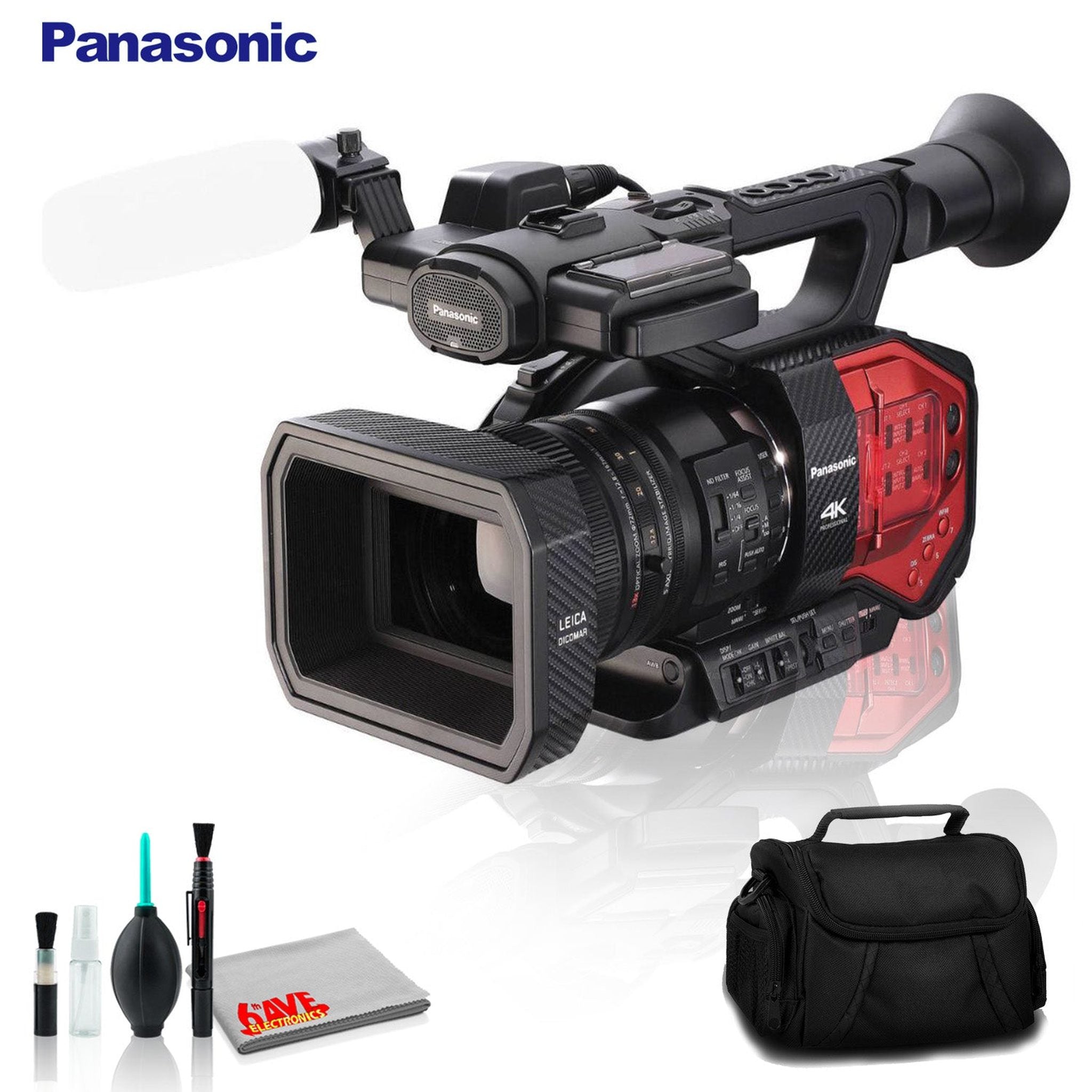 Panasonic AG-DVX200 4K Handheld Camcorder with Four Thirds Sensor and Integrated Zoom Lens - Standard Kit Panasonic