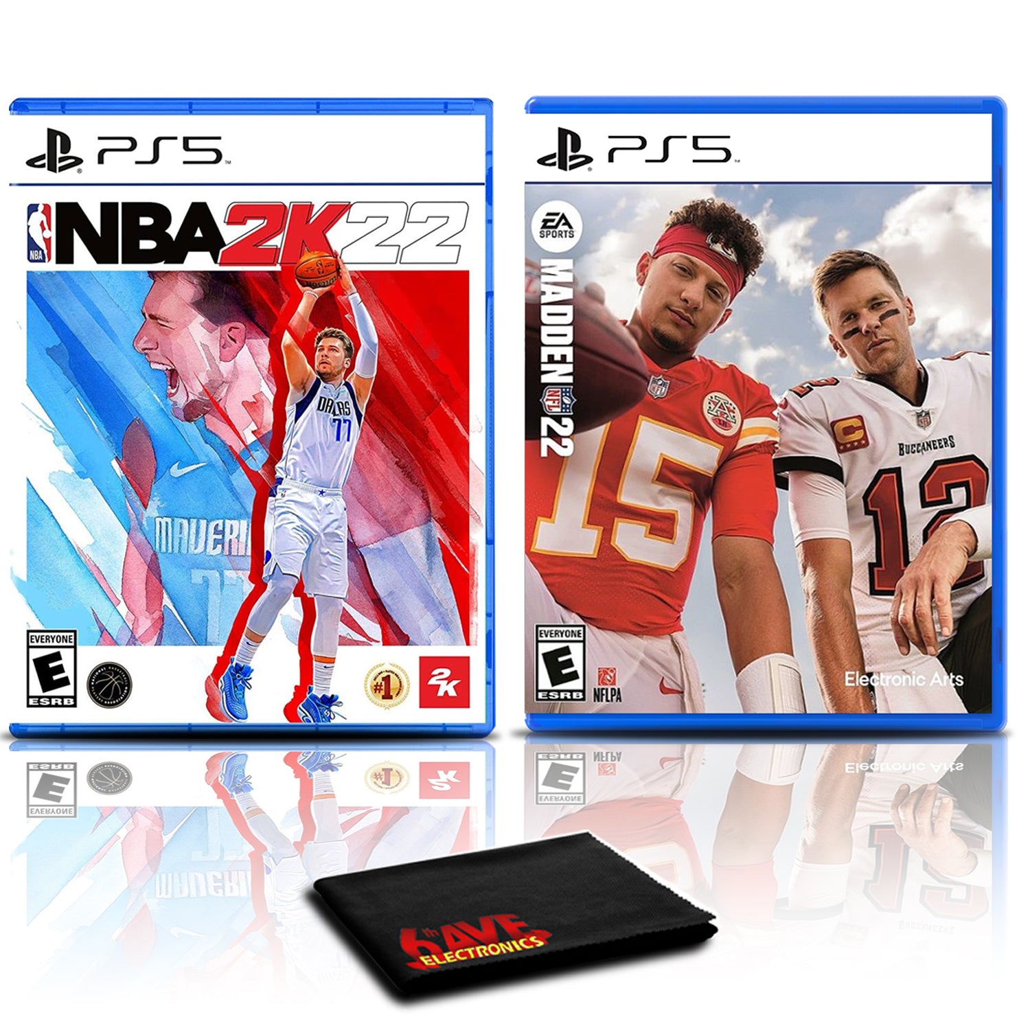 NBA 2K22 and Madden NFL 22 - Two Games for PlayStation 5