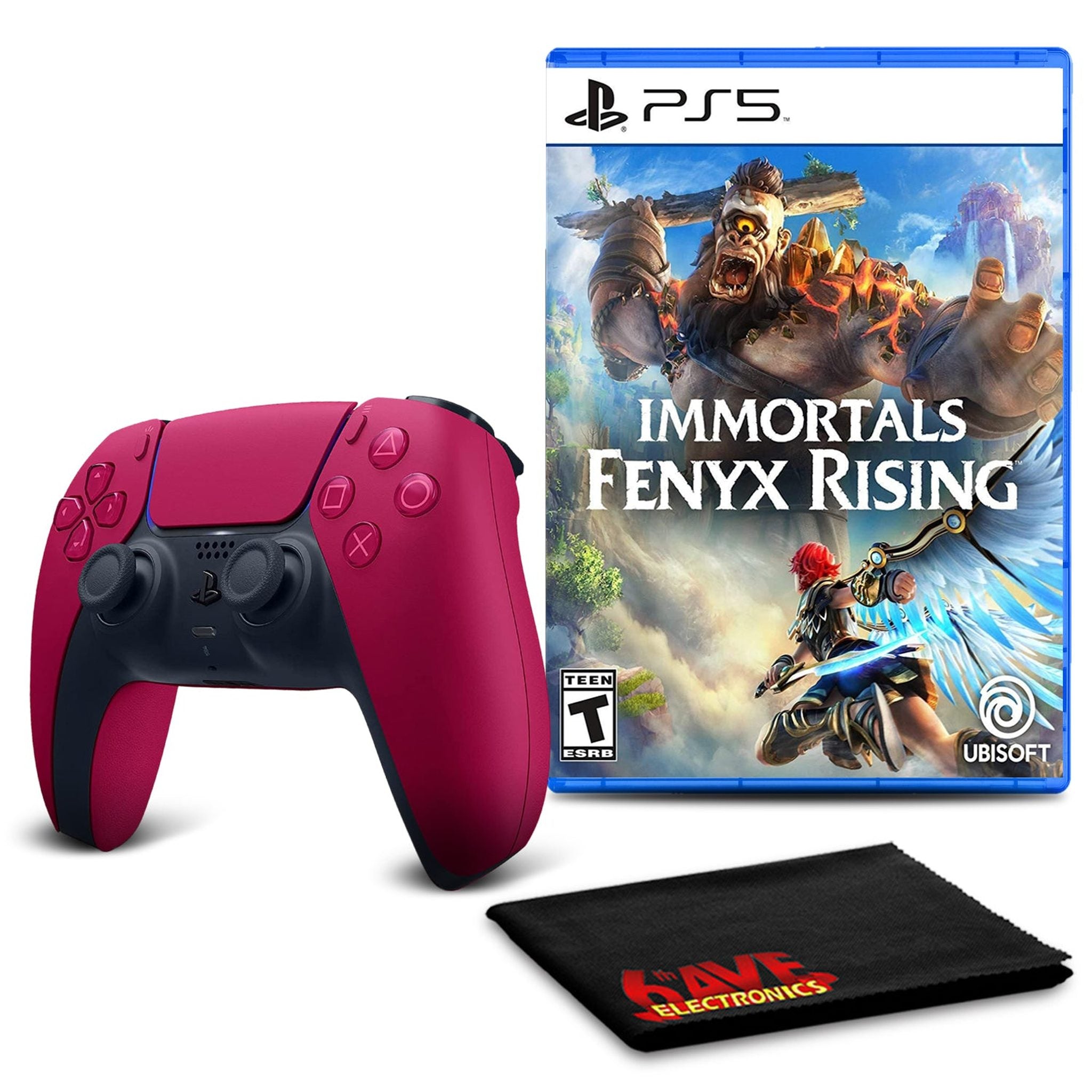 PlayStation 5 DualSense Wireless Controller Bundle with Immortals Fenyx Rising PlayStation