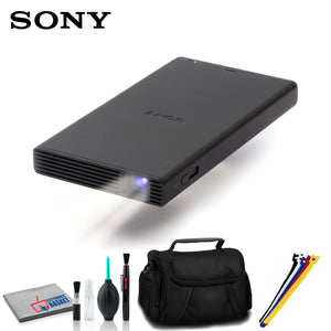 Sony 105-Lumen WVGA DLP Pico Projector with Cleaning Kit, Carry Case, and Cable Straps