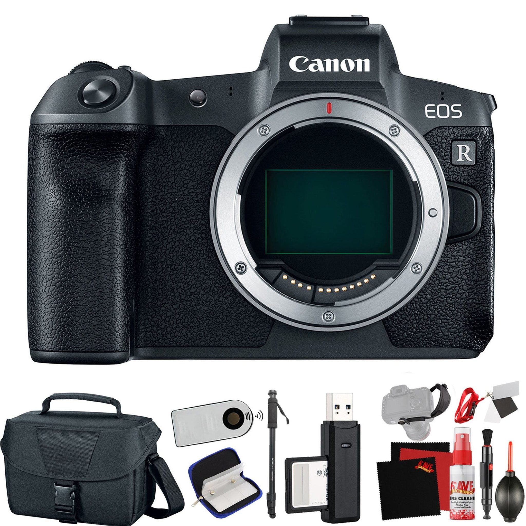 Canon EOS R Mirrorless Digital Camera Body Only International Model with Extra Accessory Bundle Canon