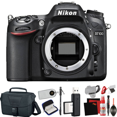 Nikon D7100 DSLR Camera Body Only International Model with Extra Accessory Bundle