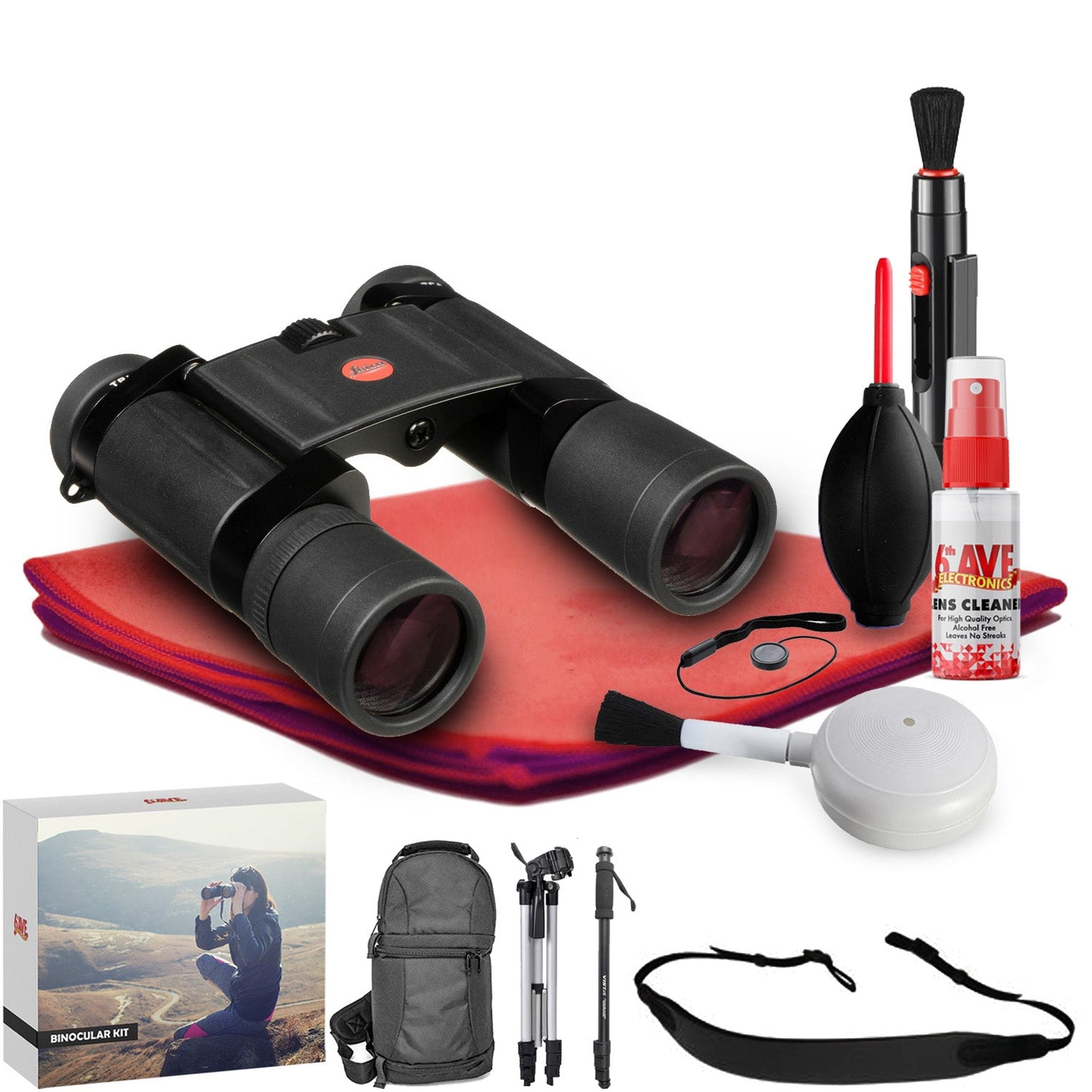 Leica 10x25 Trinovid BCA Binocular - Exclusive Outdoors Binoculars Kit