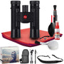 Leica 10x25 Ultravid BR Binocular Black Rubber - Exclusive Outdoors Binoculars Kit