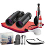 Leica 8x42 Noctivid Binocular Black - Exclusive Outdoors Binoculars Bundle