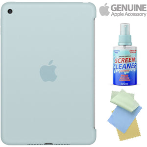 MLD72ZA/A IPAD MINI 4 SILICONE CASE TURQUOISE with Free Cleaning Kit Bundle